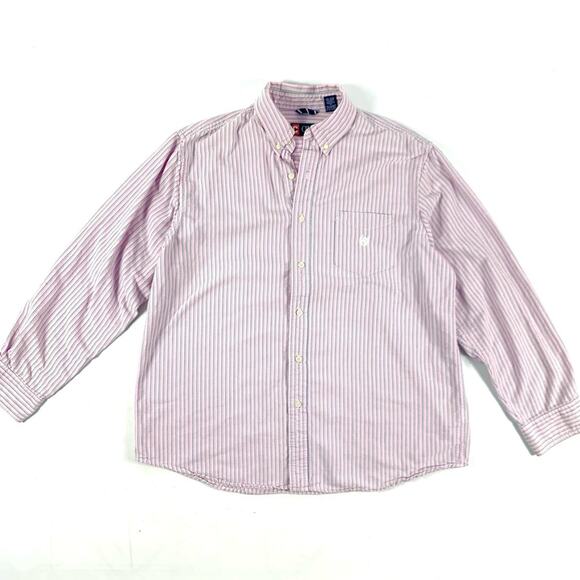 Pink Striped Button Down - Picture 2 of 9
